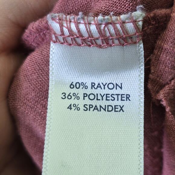 BKE Top Womens Small Tiered Short Sleeve Rayon Bohemian Cottage Flowy Oversized - Picture 4 of 9